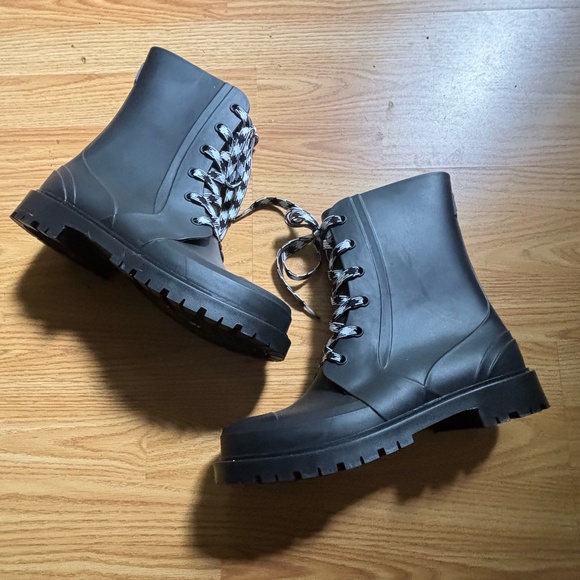 Cougar  Lace Up Rain boots Size 10/EU 41 - Picture 1 of 8